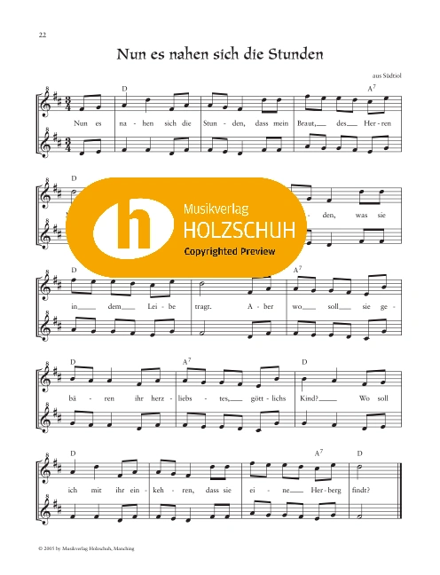 Nun es nahen sich die Stunden